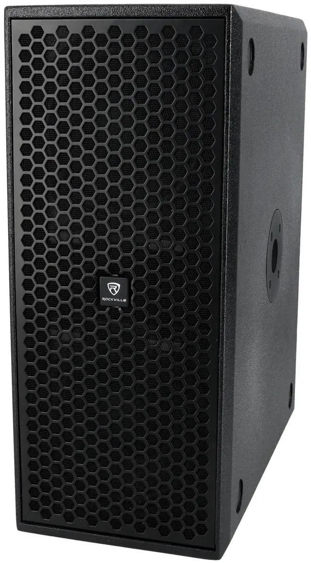 Main image of TITAN SLIM D8 Powered Subwoofer, Dual 8" Woofers, 400W RMS/1600W Peak, 122dB SPL, Stackable, Vertical/Horizontal Mount, XLR/RCA Inputs, Bass Boost, Compact Plywood Enclosure for DJ/Live