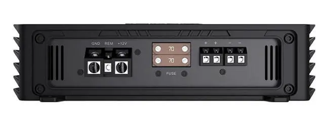 Alt view image 4 of 4 - V2400.1D Venum Series 4800 Watts Max Monoblock Car Amp with Power Plant Chip 4-Way Protection Circuitry 1-Channel Subwoofer Class-D Amplifier with Remote Bass Boost Control Knob Included