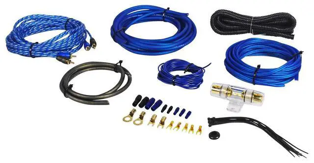 Alt view image 3 of 4 - RTB80A Bundle: 8-in 400-Watt Peak / 200-Watt RMS Powered Subwoofer Bass Tube, RWK81 8 Gauge Complete Amp Installation Wire Kit with 100% Copper RCA for Jeep Wrangler 87-06, 2-Items