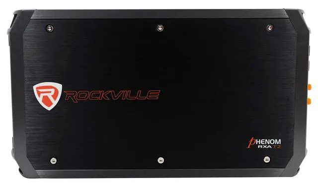 Alt view image 2 of 4 - RXA-T2 Bundle: 2400W Peak/1200W RMS 2-Channel Car Stereo Amplifier, RWK41 Complete Amp Wiring Kit with RCA Cables, for Car Audio Systems, 2 Items