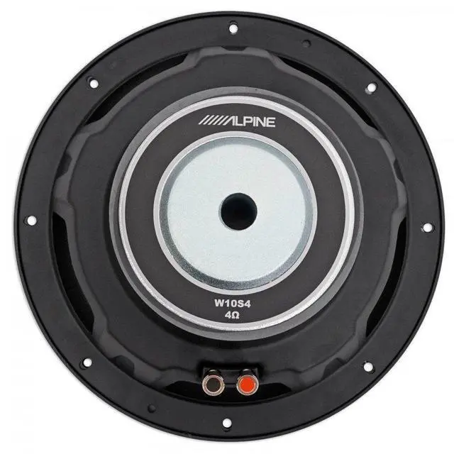 Alt view image 3 of 4 - W10S4 10-inch Single 4 Ohm Subwoofer Bundle