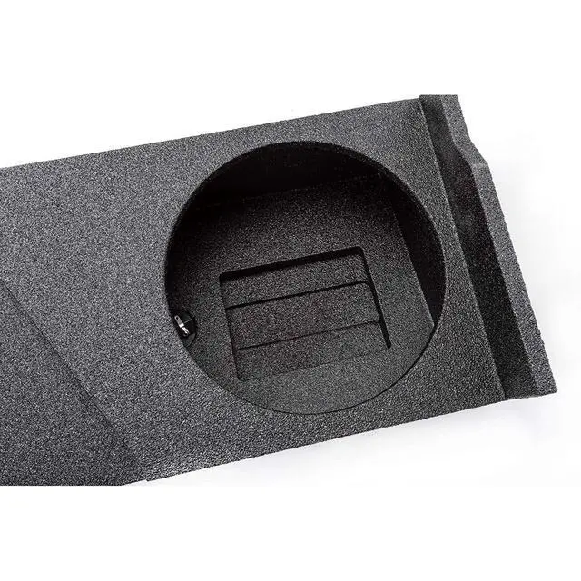 Alt view image 4 of 4 - QPower Dual 12in Underseat Downfire Subwoofer Enclosure, Q-Bomb Sub Box Compatible with Chevy Silverado XCab and GMC Sierra XCab 2007-2013