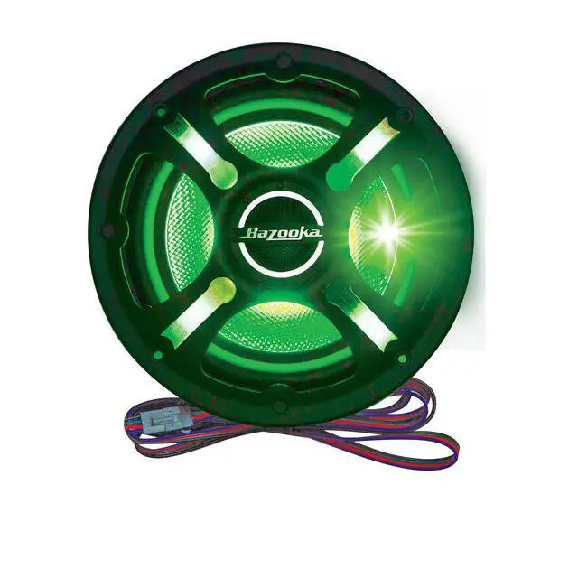Alt view image 2 of 4 - Marine LED Speaker Kit: 4-Piece RGB LED Speakers with Remote & Plug-and-Play Controller, 3 Style Options