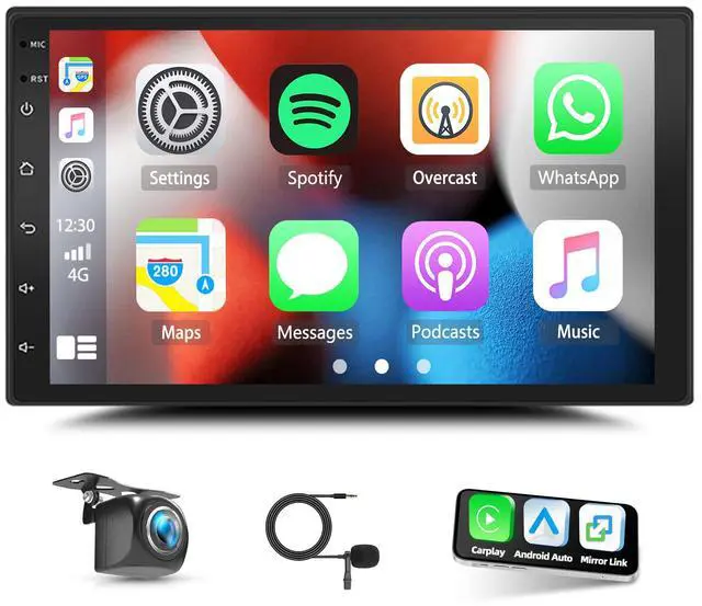 Alt view image 2 of 4 - Car Stereo Radio for Ford Ranger 1998 1999 2000 2001 2002 2003 2004 2005 2006, 7" Android 13 Car Radio Stereo Touchscreen Head Unit with Wireless CarPlay Android Auto GPS Navi Bluetooth Camera