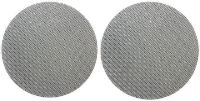 Main image of MC6068 8'' Ceiling DVC(Dual Voice Coil) Speakers W/Magne Grill(Pair) Perfect for Damp and Humid Indoor/Outdoor Placement - Bath, Kitchen, Covered Porches. 8 inch 8 / Pair (Magne Grill)