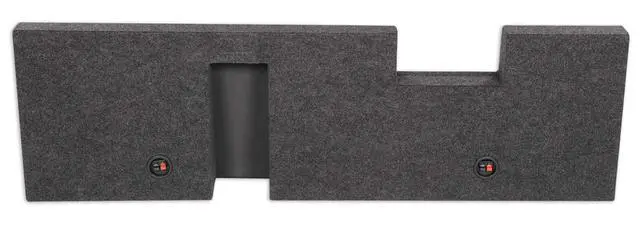Alt view image 4 of 4 - REC38 Dual 10" Subwoofer Box Enclosure, 0.65 Cu.Ft., 4.25" Depth, Custom Fit, Durable Bedliner Finish Forward-Firing Design, for 2004-2016 Ford F250/350/450/550 Super Duty Crew Cab Audio