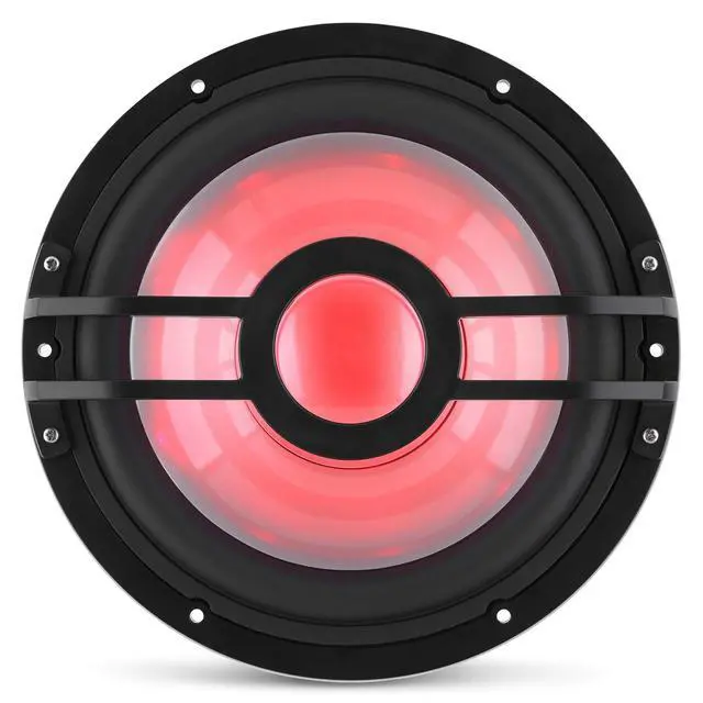 Alt view image 2 of 4 - CMSP-101RGB-4 10" Marine Subwoofer with RGB LEDs, Single 4-Ohm, 250 Watts