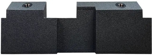 Alt view image 2 of 4 - REC134 Dual 12" Sealed Subwoofer Enclosure, Precision Fit, Durable MDF, Bed Liner Finish, for 2019-2023 Jeep Gladiator Audio Enthusiasts