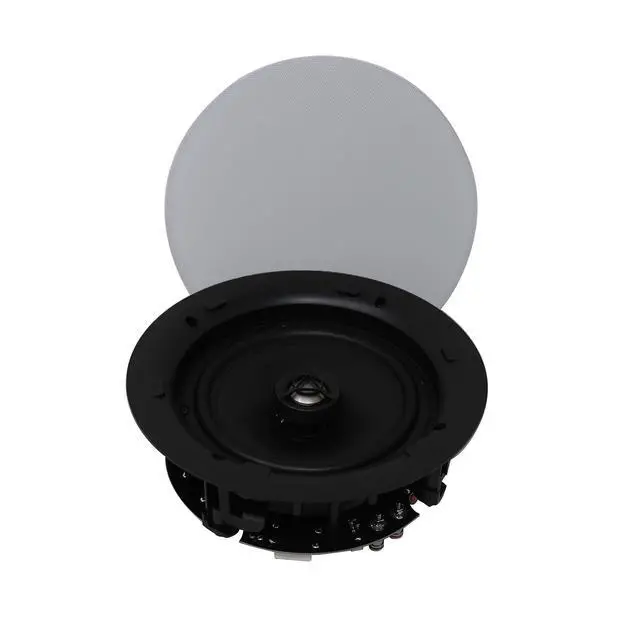Alt view image 2 of 4 - MC8O26 6'' Ceiling Speakers W/Magne Grill(Pair) with PCSB6 6'' Bracket Perfect for Damp and Humid Indoor/Outdoor Placement - Bath Kitchen Covered Porches