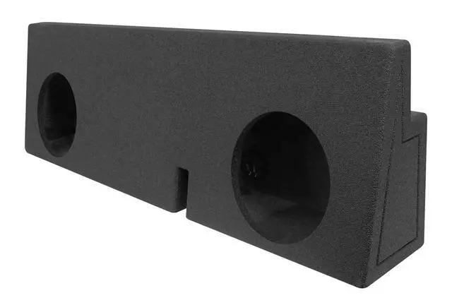Alt view image 3 of 4 - REC101 Dual 10" Sealed Sub Box Enclosure, Fits 2005-2017 Toyota Tacoma Double Cab, Premium Charcoal Carpet, MDF Construction