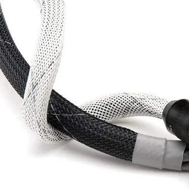 Alt view image 2 of 4 - 1" Flame Retardant PET Expandable Braided Sleeving Flexible Cable Protection Sleeve - 250 Feet - White