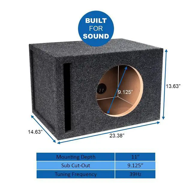 Alt view image 2 of 4 - 10W7SV JL Audio Single 10 Vented Subwoofer/Speaker Enclosure Compatible with W7 Series Subwoofers. Made in USA