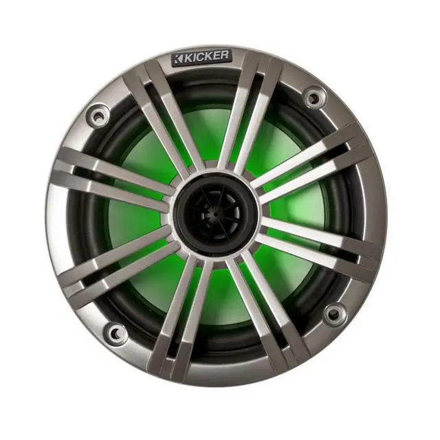 Alt view image 3 of 6 - 6.5" Silver LED Marine Speakers (Qty 6) 3 Pairs of OEM Replacement Speakers