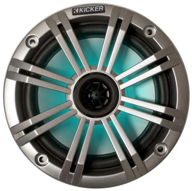 Alt view image 4 of 6 - 6.5" Silver LED Marine Speakers (Qty 6) 3 Pairs of OEM Replacement Speakers