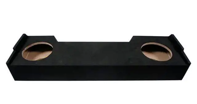 Alt view image 2 of 6 - 2X12DTB-CREW-19UP Dual 12 Inch Subwoofer Box Enclosure Compatible with Dodge Ram Crew Cab 2019-2025