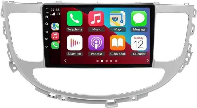 Main image of 9 inch Car Stereo Radio for Hyundai Genesis Sedan 2009 2010 2011 2012 2013 2014, Andorid 13 Touchscreen Car Radio with Wireless Carplay & Android Auto, Support GPS Bluetooth WiFi SWC Backup Camera