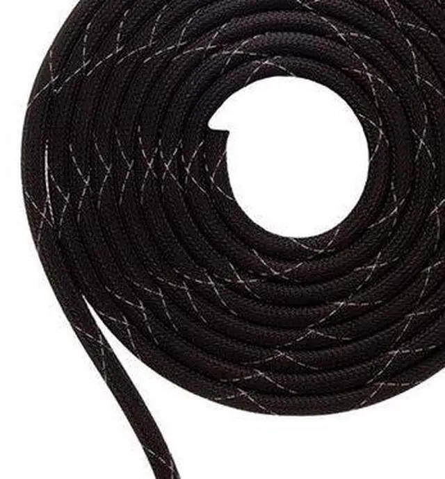 Alt view image 4 of 4 - 1/8" Flame Retardant PET Expandable Braided Sleeving Flexible Cable Protection Sleeve - 1000 Feet - Black