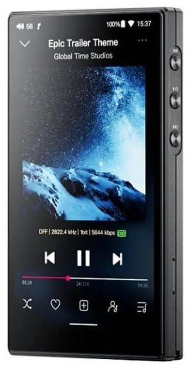 Alt view image 2 of 4 - JadeAudio/ JM21(4+64) Android 13 Hi-Res Music Player MP3 with Snapdragon 680, Bluetooth WiFi USB DAC 12.5H Playtime (Black)