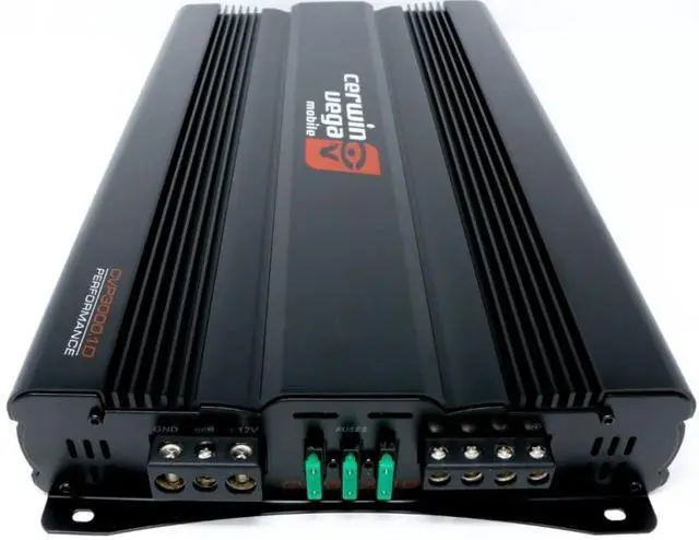 Alt view image 3 of 6 - Cerwin Vega Car Audio Amplifier CVP3000.1D 600W 1-Channel 2-4 Ohm Stable Black (CVP3000.1D)