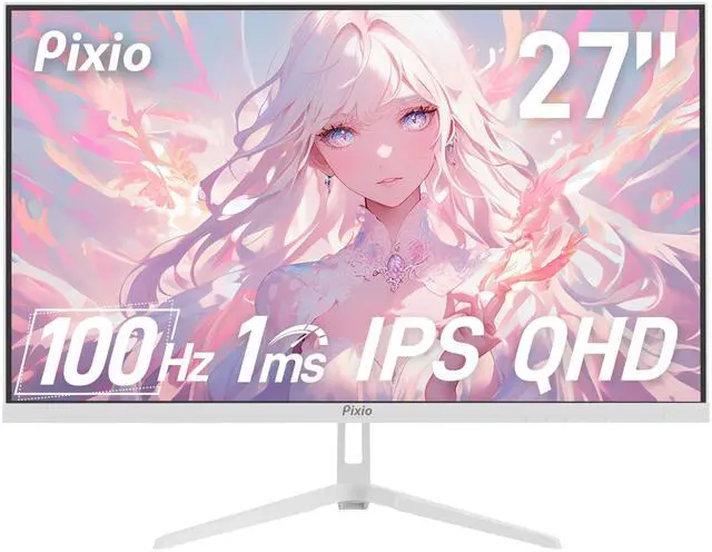 Main image of PX275 Wave White 27 inch 100Hz Refresh Rate QHD 1440p Resolution IPS Panel 1ms MPRT Response Time Gaming Monitor with Adaptive Sync