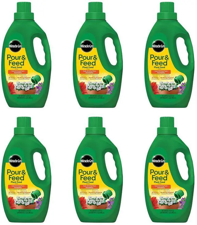 Main image of Pour & Feed Plant Food (Liquid), 32 fl. oz. (6 Pack)