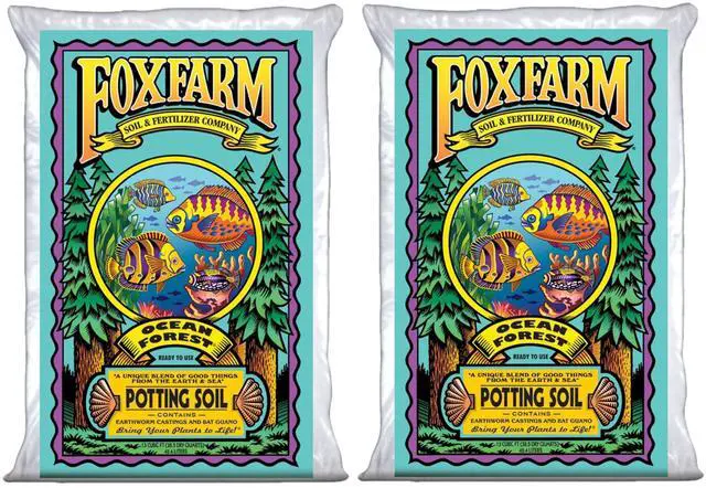 Main image of Ocean Forest Potting Soil, 1.5cu ft (Pack of 2) - Light, Aerated Texture, Designed for All Container Plants