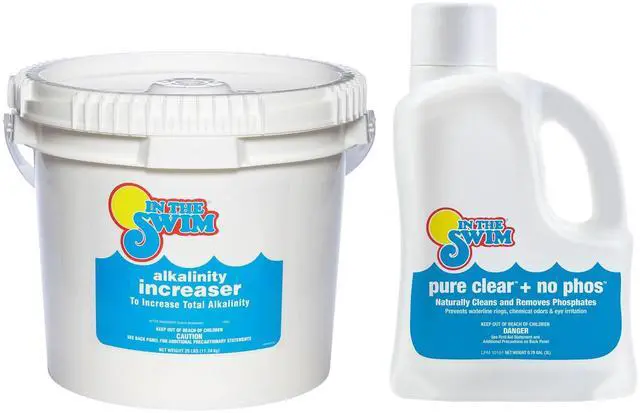 Main image of Water Balance & Clarity Bundle - 25Lb Alkalinity Increaser + Pure Clear No Phos 3L