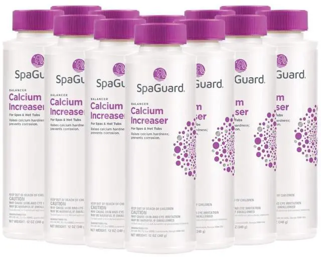 Main image of Spa Calcium Hardness Increaser, 12 oz, Pack of 12, Raises Calcium Hardness, Easy to Use Granular Formula, Prevents Equipment Corrosion