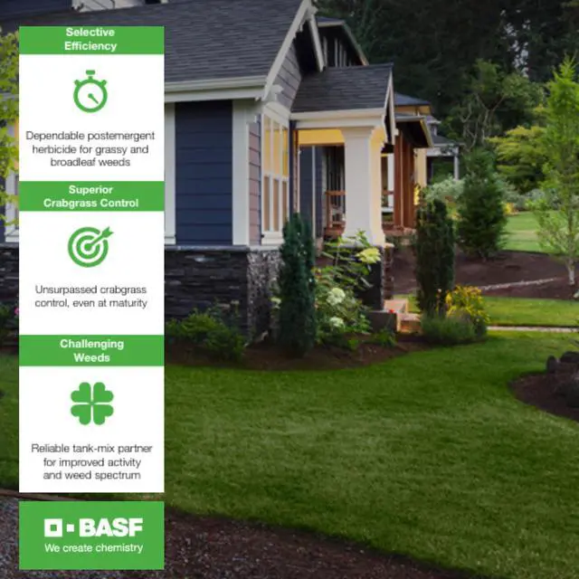 Alt view image 3 of 4 - Drive XLR8 Crabgrass Killer for Lawn & Turf, Post Emergent Grassy & Broadleaf Weed Control, Active Ingredient Quinclorac, 30 Day Residual, Herbicide, Concentrate 64 Ounce