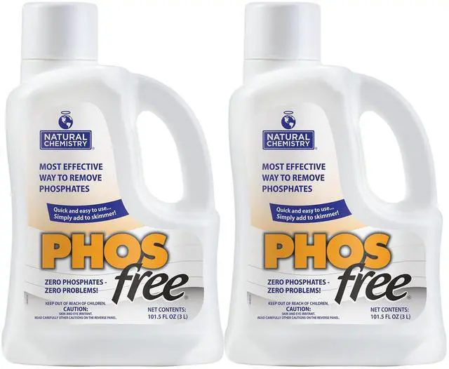 Main image of Phosfree, 3 L, 2 Pack, Phosphate Remover, Quick and Easy to Use, Improves Filter Performance, Reduces Pool Maintenance