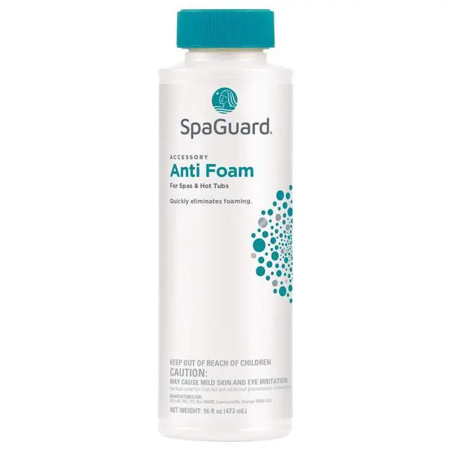 Alt view image 2 of 2 - Spa Anti-Foam for Spas & Hot Tubs, 1 pt, Pack of 6, Quickly Eliminates Foaming, Fast-Acting Water Treatment