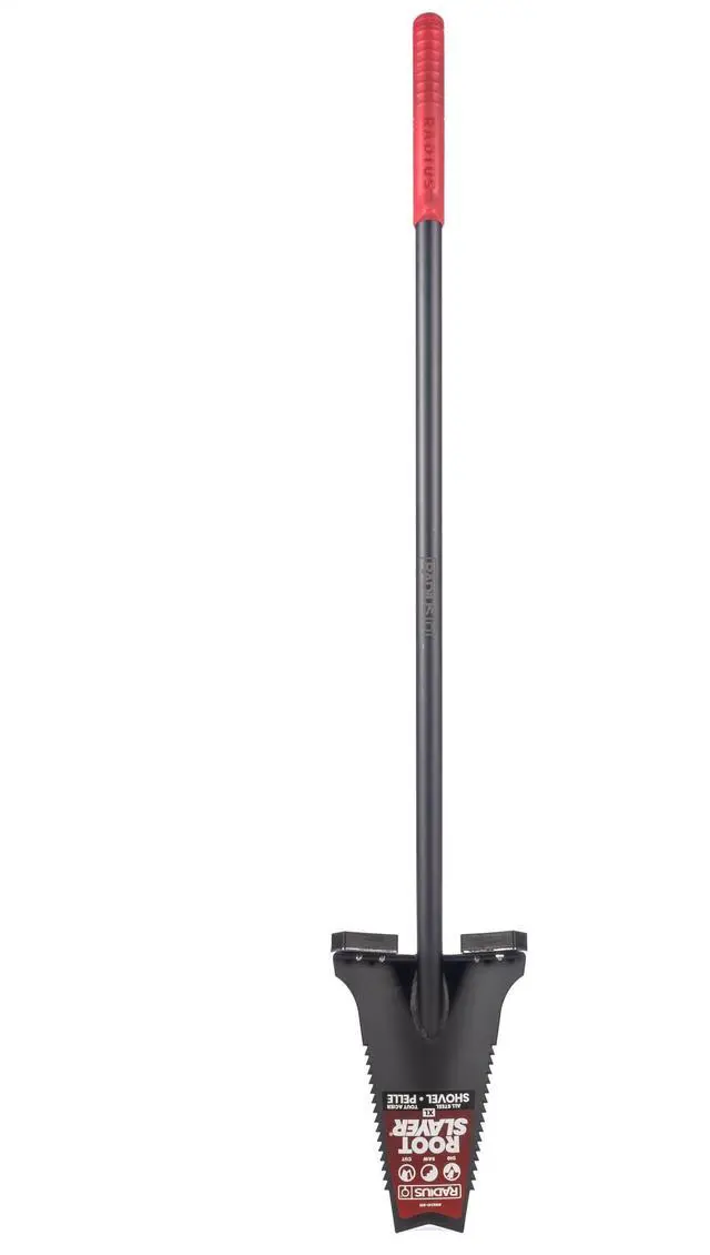 Main image of RS241 Heavy Duty All Steel Long Handle Garden Shovel for Digging and Landscaping, Durable Spade, Black