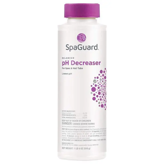 Alt view image 2 of 2 - pH Decreaser, 22 oz, Pack of 9, Protects Spa and Equipment, Prevents Cloudy Water Due to Improper pH, Balances Water