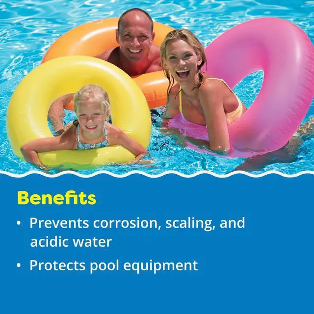 Alt view image 2 of 6 - Calcium Hardness Increaser for Swimming Pools - Fast-Acting, Scale Prevention - 94% Calcium Chloride - 45 Pounds