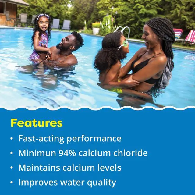 Alt view image 3 of 6 - Calcium Hardness Increaser for Swimming Pools - Fast-Acting, Scale Prevention - 94% Calcium Chloride - 45 Pounds