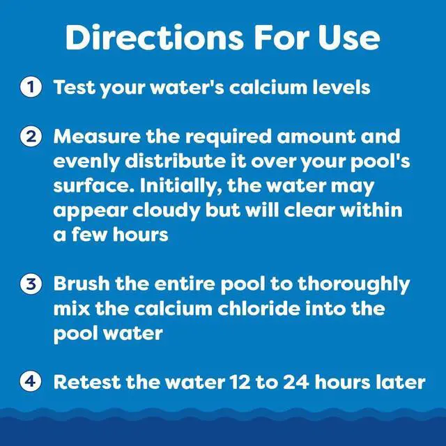 Alt view image 5 of 6 - Calcium Hardness Increaser for Swimming Pools - Fast-Acting, Scale Prevention - 94% Calcium Chloride - 45 Pounds