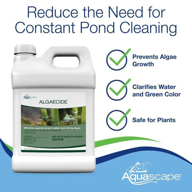 Alt view image 5 of 6 - 96026 Algaecide for Pond, Waterfall, and Water Features, 1-Gallon