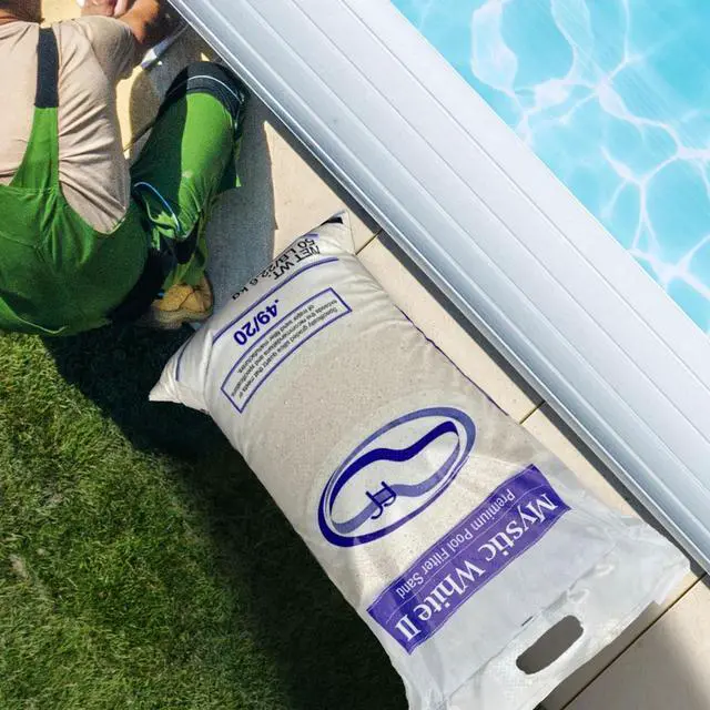 Alt view image 3 of 6 - U.S. Silica 2 Pack Sand for Above Ground and Inground Pool Filter Pumps, 50 Lb - Accessories and Supplies for Swimming Pool System Cleaning and Maintenance