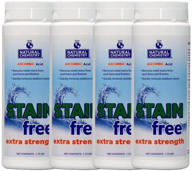 Main image of Extra Strength Stain Free, 1.75 lb, Pack of 4, Removes Metal Stains from Pool Liners & Finishes, Compatible with All Sanitizing Systems