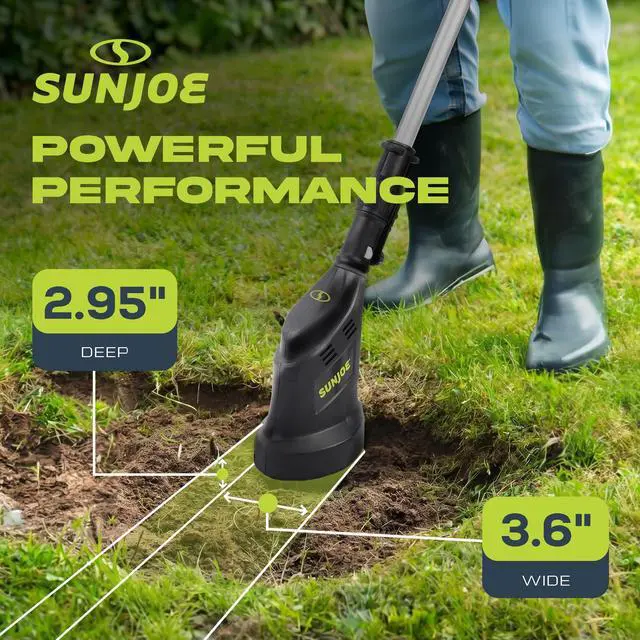 Alt view image 4 of 6 - Cordless Garden Claw Tiller & Cultivator with 4-Tine Steel Blades, Battery & Charger, 3.6 Inch, 24V, 150W Motor - Heavy-Duty Tilling Machine for Lawn, Yard, and Gardening Care, 24V-CTLR-LTE