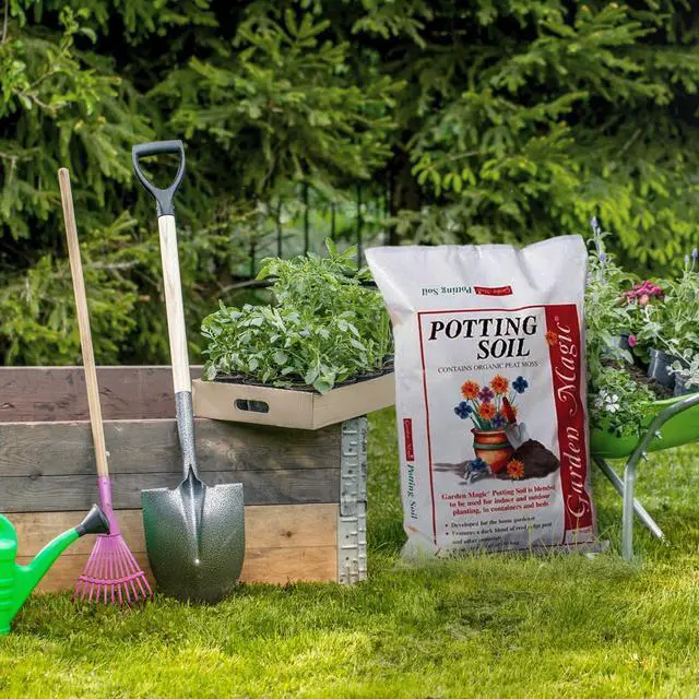Alt view image 6 of 6 - Michigan Peat General Purpose Potting Soil Mix for Indoor Outdoor Planter Container Plant Flower Gardening, 20 Pound Bag (6 Pack)