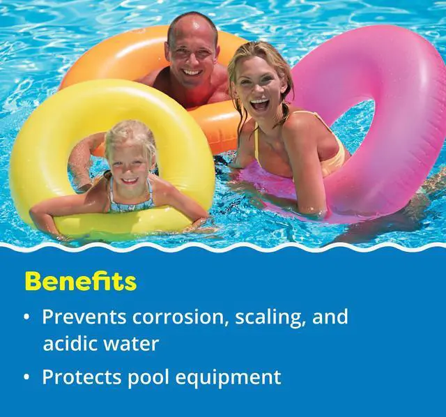 Alt view image 2 of 6 - Calcium Hardness Increaser for Swimming Pools - Fast-Acting, Scale Prevention - 94% Calcium Chloride - 25 Pounds