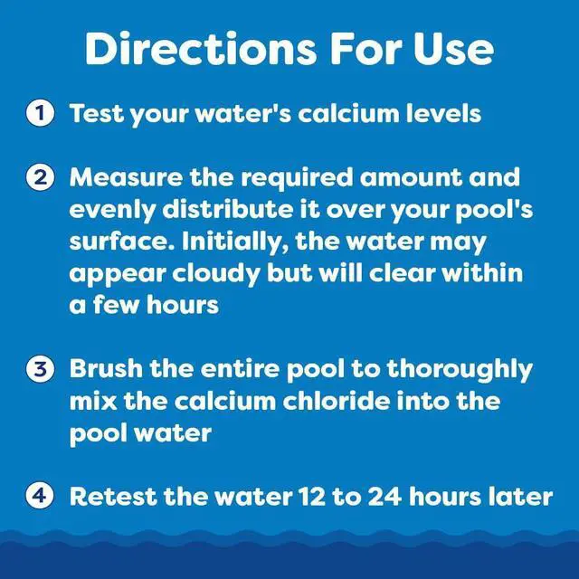Alt view image 5 of 6 - Calcium Hardness Increaser for Swimming Pools - Fast-Acting, Scale Prevention - 94% Calcium Chloride - 25 Pounds