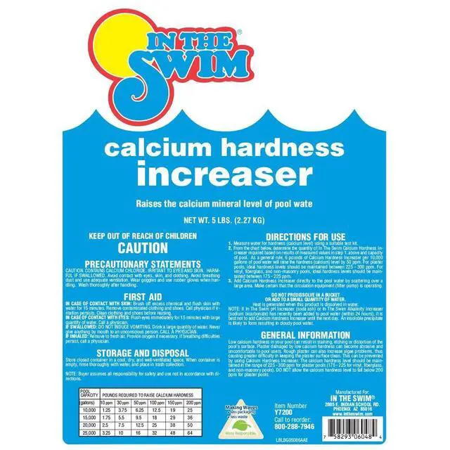 Alt view image 6 of 6 - Calcium Hardness Increaser for Swimming Pools - Fast-Acting, Scale Prevention - 94% Calcium Chloride - 25 Pounds