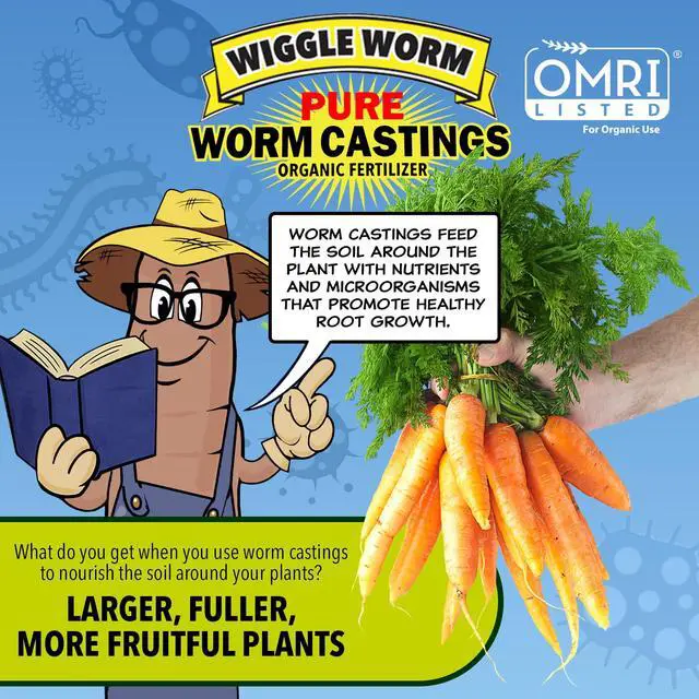Alt view image 6 of 6 - 100% Pure Organic Mineral-Dense Worm Castings Fertilizer, 30lbs, Pack of 2 - Improves Soil Fertility and Aeration for Growing Better Houseplants, Vegetables, and More