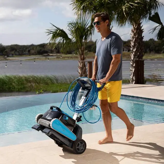 Alt view image 5 of 6 - Genuine Accessory Universal Caddy for Any Robotic Pool Vacuum Cleaner Easy to Transport and Store Your Year-Round