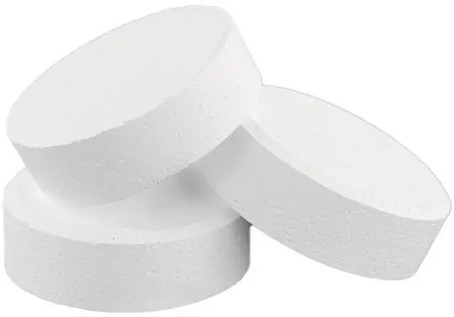 Alt view image 2 of 5 - 3" Stabilized Chlorine Tablets for Swimming Pools | Easy to Use | for Above Ground or Inground Pool | Individually Wrapped Chlorinating Tabs | Slow Dissolving | 15 lbs