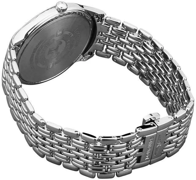 Alt view image 4 of 6 - Longines Lyre Stainless Steel White Dial Date Quartz Mens Watch L4.859.4.11.6