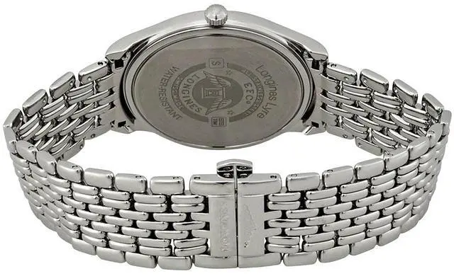 Alt view image 6 of 6 - Longines Lyre Stainless Steel White Dial Date Quartz Mens Watch L4.859.4.11.6