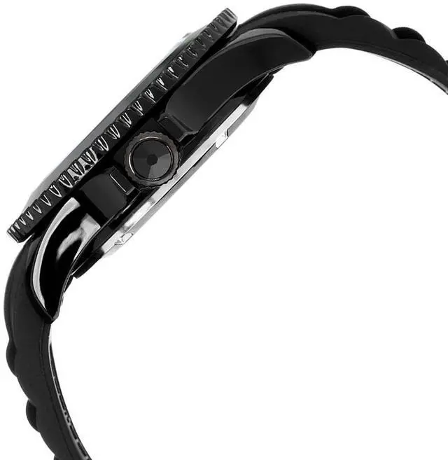 Alt view image 3 of 5 - Ice-Watch Ice-Love Polyamide & Silicone Womens Black Heart Watch LO.BK.B.S.11